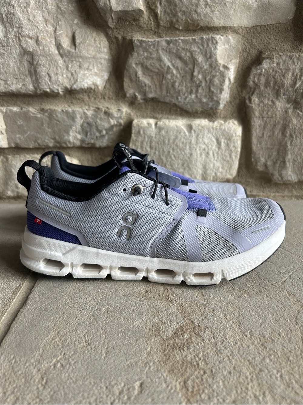 On Clouds Youth Girls Purple Running Shoes